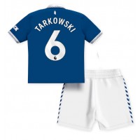 Everton James Tarkowski #6 Koti Peliasu Lasten 2023-24 Lyhythihainen (+ Lyhyet housut)